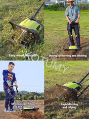 Scarificateur électrique, Micro-motoculteur, Machine de labour des terres, cultivateur de creuser des terres domestiques, motoculteur rotatif agricole 220V