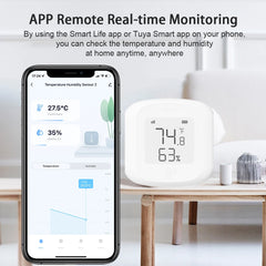 Tuya WiFi/Zigbee capteur intelligent de température et d'humidité écran LCD intérieur thermomètre moniteur fonctionne avec Alexa Google Assistant