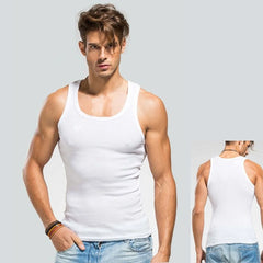 Été chaud grande taille hommes vêtements débardeurs 100% pur coton sans manches Fitness T-shirt élastique musculation gilet pour hommes femmes