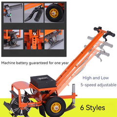 Tondeuse à gazon électrique avec fonction de désherbage et de rotation du sol, désherbage, ameublissement du sol