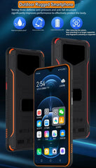 Sans caméra X9 téléphone 6GB + 128GB zello PTT 4G LTE Octa core Android 12 GPS 6.5 "pouces prise en charge du mode sombre Support OEM