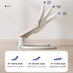 Balançoire pliable pour bébés, chaise à bascule électrique, lit à bascule, berceau électrique pour bébé, prendre bébé pour dormir, libérez vos mains