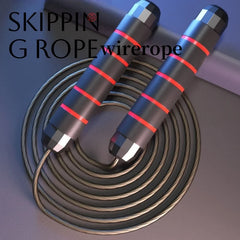Corde à sauter à vitesse rapide, fil d'acier, corde à sauter réglable, Fitness, entraînement, équipement de Sport à domicile