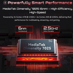 Cubot Smartphone robuste Kingkong 11 Android 15 dimension 7025 5G téléphone portable 16GB + 256GB 10200mAh 108MP 33W téléphone portable NFC