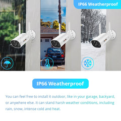 Caméra IP 2K Wifi Surveillance extérieure sécurité CCTV 4MP Wi Fi Camara sans fil balle réseau vidéo Wi-Fi étanche CamHi Cam