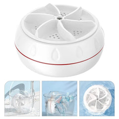 Mini Machine à Laver à Turbine Ultrasonique pour Vêtements de Bébé, Lave-illant Portable, Hôtel de Voyage pour Livres, Chaussettes et Sous-Vêtements