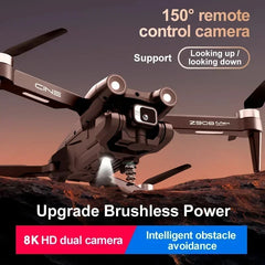 Z908 Pro Max GPS Drone sans brosse 8K HD double caméra flux optique évitement d'obstacles pliable quadrirotor RC Distance 9000M