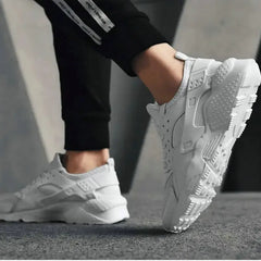 Chaussures de course respirantes pour hommes, baume anti-baume, basket-ball noir, baskets de sport décontractées, jogging en plein air, mode