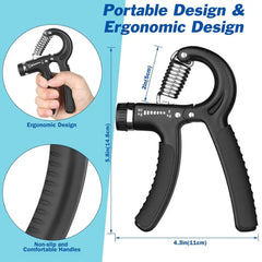 Entraîneur de force de préhension, renforcement du poignet, pince d'avant-bras, presse-entraînement des mains, exercice de poignée, dispositifs de renforcement des mains