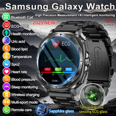 2025 nouveau pour Samsung Galaxy montre 7 acide urique pression artérielle oxygène sanguin analyse du corps montre intelligente ECG + PPG horloge Smartwatch hommes