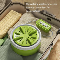 Mini lave-linge portable USB rotatif Turbo Fruit, lave-vaisselle de cuisine à ultrasons pour vêtements, maison, voyage, télécommande