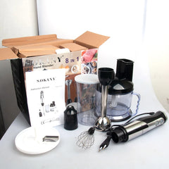 Mélangeur à main électrique 8 en 1, mélangeur portatif 700W 220V, lame en acier inoxydable, légumes, viande, Immersion, fouet à œufs, presse-agrumes