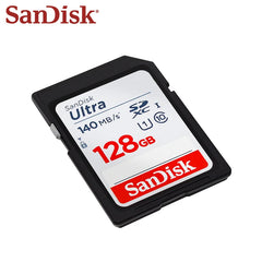 Carte SanDisk Ultra SDHC UHS-I et carte mémoire SDXC 32 go 64 go 128 go 256 go carte SD originale pour appareil photo jusqu'à 150 mo/s carte Flash