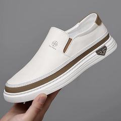 Mocassins respirants en cuir véritable pour hommes, chaussures décontractées faites à la main, mocassins à enfiler, chaussures de conduite pour hommes, marque de luxe, nouveau