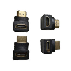 Adaptateur 4K compatible HDMI, adaptateur à angle droit de 90 degrés, convertisseur de connecteur coudé mâle à femelle de 270 degrés