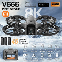 Xiaomi V666 MINI Drone 4K professionnel WIFI 5G Dron évitement d'obstacles sans brosse Altitude Mode sans tête RC quadrirotor FPV jouets