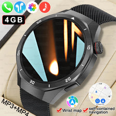 Pour HUAWEI IOS GPS montre intelligente hommes 4GB mémoire MP3/MP4 lecteur Bluetooth appel IP68 étanche Google cartes montres de sport de plein air