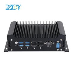 XCY – Mini PC industriel IoT sans ventilateur, Intel Core i5-1335U, 2x COM RS232 2x LAN 8x USB WiFi SIM 4G LTE Windows 10/11 Linux PXE WOL