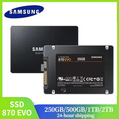 SAMSUNG SSD 870 EVO 1 to 2 to 250GB 500GB disque SSD interne disque dur HDD SATA3 2.5 pouces ordinateur portable ordinateur de bureau MLC disco duro