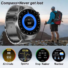 2025 nouveau pour HUAWEI montre G5 PlUS montre intelligente hommes 1.75 "HD AMOLED écran GPS piste fréquence cardiaque Bluetooth appel boussole SmartWatch