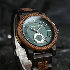 Montre en bois BOBOBIRD Top nouvelle montre-bracelet à Quartz pour hommes mode horloge d'affaires montres gravées Logo personnalisé grande boîte-cadeau d'anniversaire