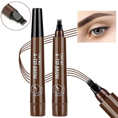 Stylo à sourcils Microblading 5 couleurs, liquide imperméable, crayon à sourcils longue durée, 4 onces, cosmétiques
