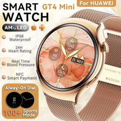 2025 pour HUAWEI mini montre intelligente femmes GPS fréquence cardiaque pression artérielle NFC Bluetooth appels 1.27 pouces AMLOED montres intelligentes pour la beauté