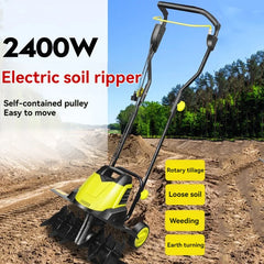 Scarificateur électrique, Micro-motoculteur, Machine de labour des terres, cultivateur de creuser des terres domestiques, motoculteur rotatif agricole 220V