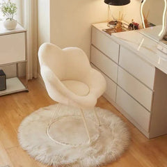 X & D-Tabouret de maquillage haut de gamme pour usage domestique, chaise de dossier de chambre à coucher pour femme, tabouret en spanol simple, luxe abordable, nouveau, chaud