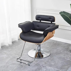 Chaise de barbier de Style industriel, Chaise de Salon en métal robuste, Salon de coupe de cheveux, Studio de beauté, meubles de Salon à hauteur réglable