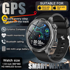 2025 nouveau pour montre OPPO X2 montre intelligente GPS sport piste fréquence cardiaque musique Bluetooth appel IP68 étanche AMOLED montre intelligente