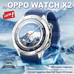 2025 Original pour montre OPPO X2 écran en verre saphir montre intelligente GPS piste boussole surveillance de la santé Bluetooth appel Smartwatch