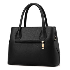 Sac à main en cuir de couleur unie pour femmes, sacoche élégante de grande capacité, nouveaux sacs à main pour femmes, sac à bandoulière quotidien, 2023
