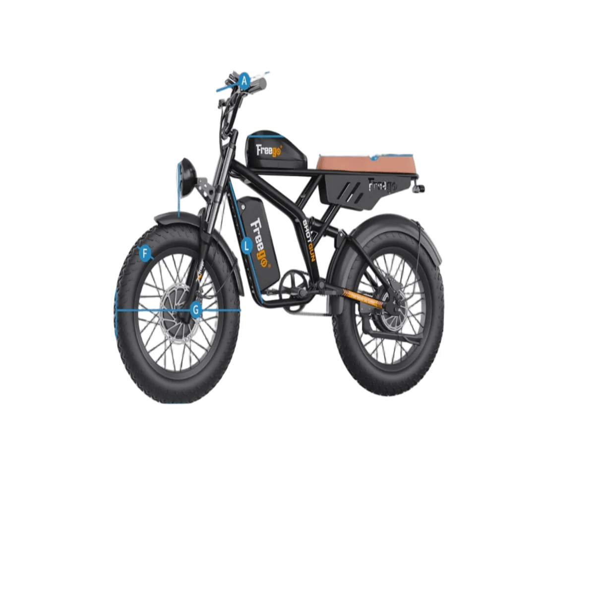 Vélo pour adultes, frebenz+ graisse + opathie + 2000W
