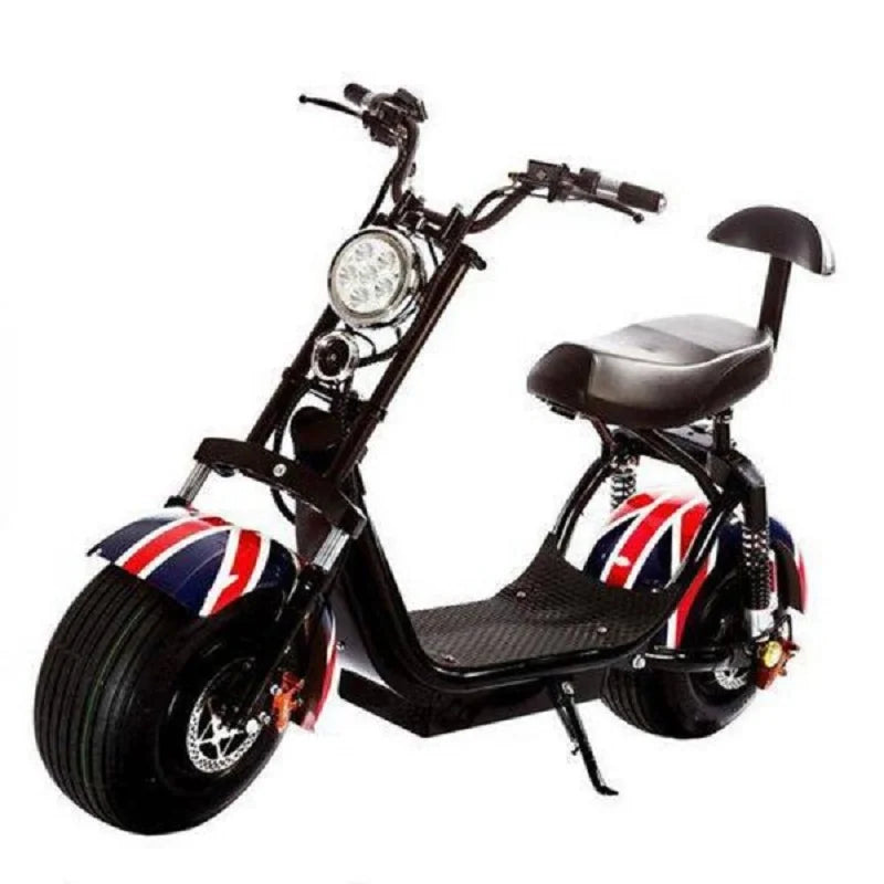 Scooter électrique Harley, Citycoco, Moto Elétrica, 1500W Comercio Balb37, Comercio Balb37