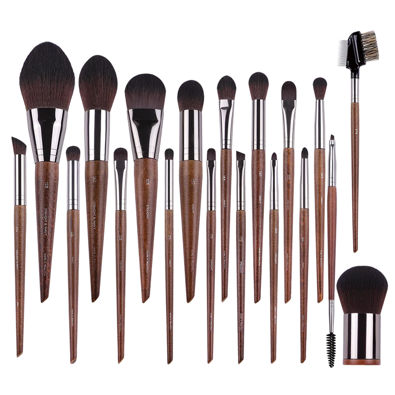 MyDestiny MUF Makeup Brush Set & Kit Foundation Blusher Eyeshadow Highlight Powder Eyebrow Brushes for Professional Artist