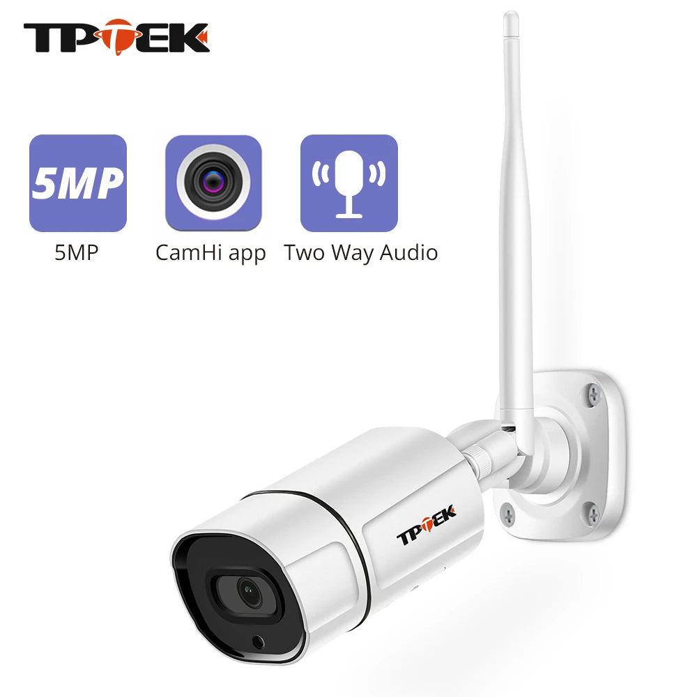 Caméra IP 5MP caméra WiFi extérieure Surveillance sans fil 1080P vidéo sécurité à domicile Wi Fi Camara Audio bidirectionnel CamHi CamHipro Cam
