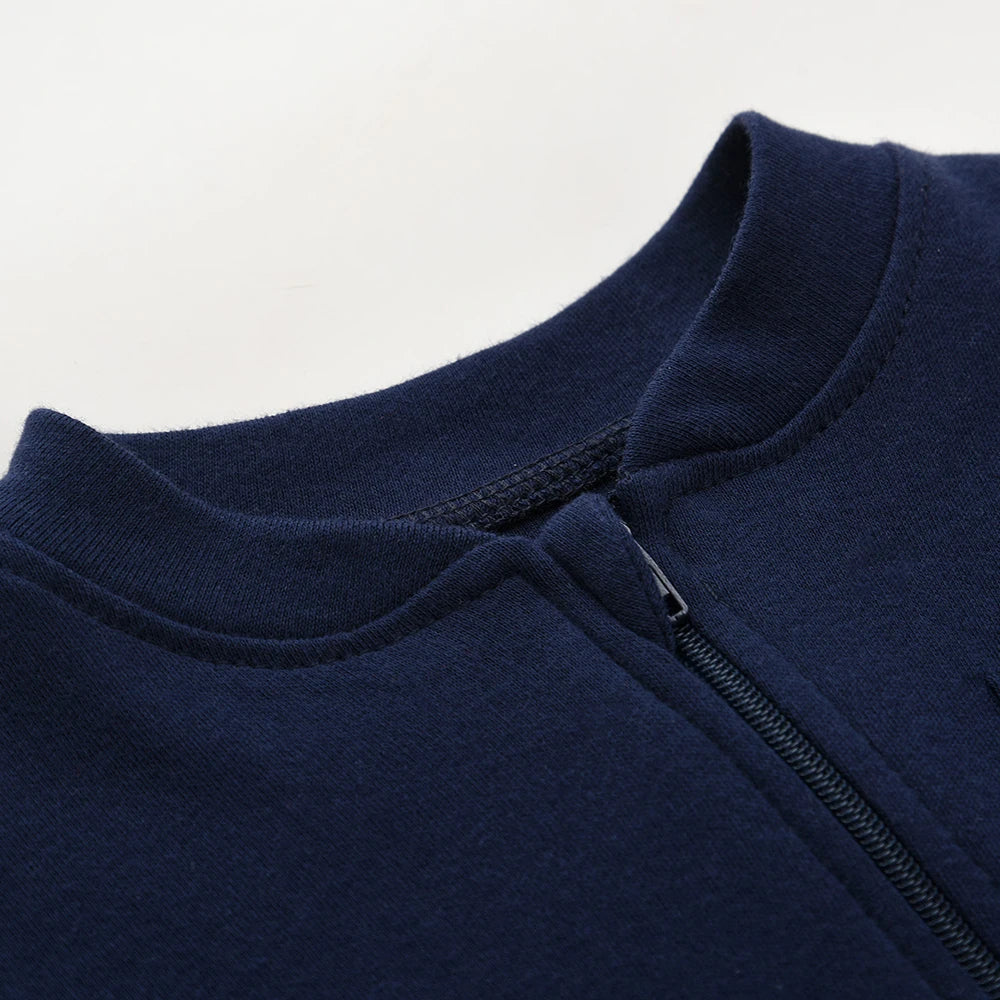 100% coton nouveau-né bébé vêtements couleur unie combinaison barboteuses fermeture éclair infantile garçons filles printemps chemise à bascule combinaisons pieds