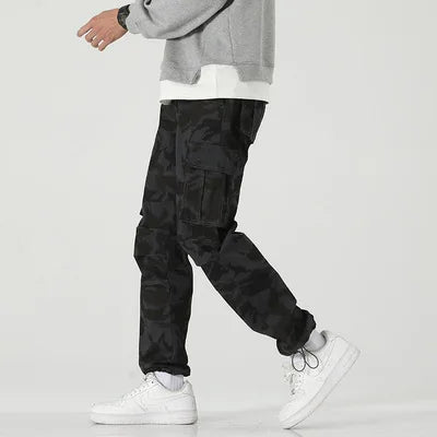 Spring Autumn Men's Cargo Pants Mens Casual Multi Pockets Military Large Size Tactical Pants Men Outwear Straight Winter Pants