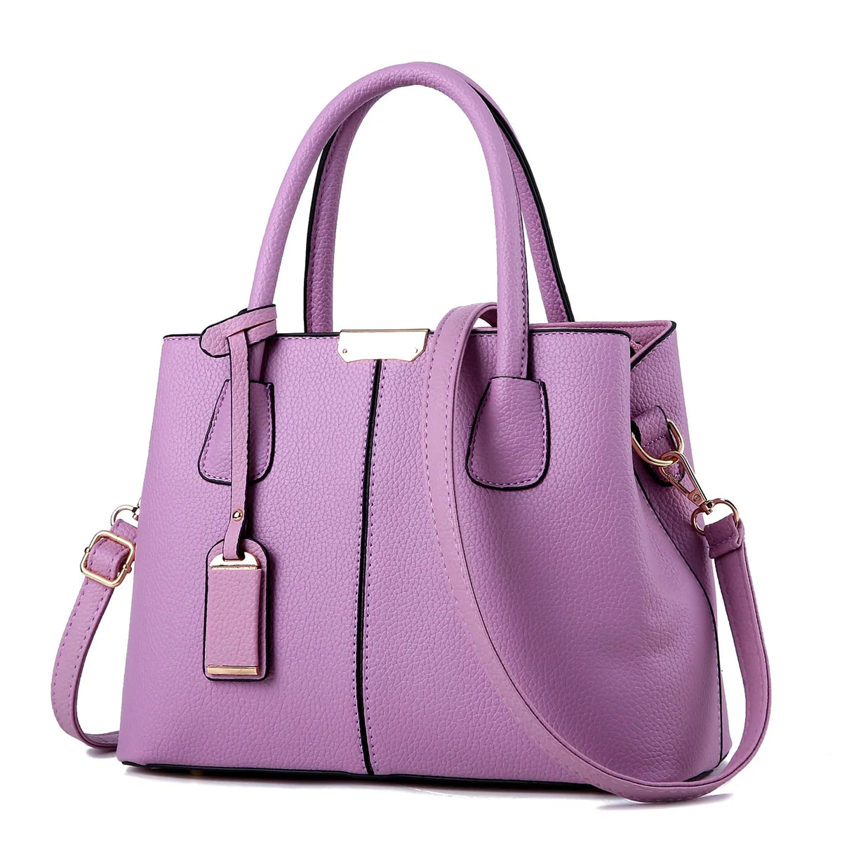 Sac à main en cuir de couleur unie pour femmes, sacoche élégante de grande capacité, nouveaux sacs à main pour femmes, sac à bandoulière quotidien, 2023