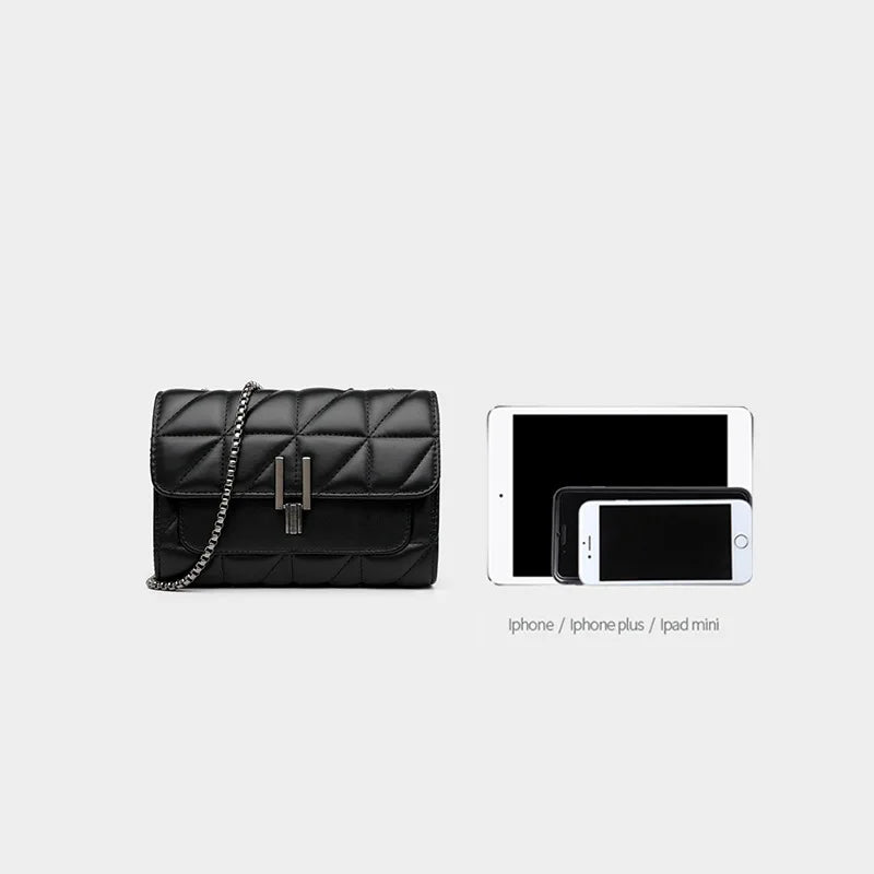 Sac à bandoulière de luxe de styliste pour femmes, sacs à bandoulière avec chaîne en cuir pour femmes, sacs à main messager, pochettes féminines