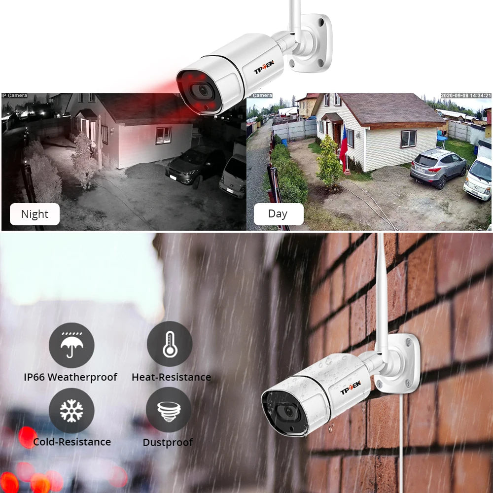 Caméra IP 5MP caméra WiFi extérieure Surveillance sans fil 1080P vidéo sécurité à domicile Wi Fi Camara Audio bidirectionnel CamHi CamHipro Cam