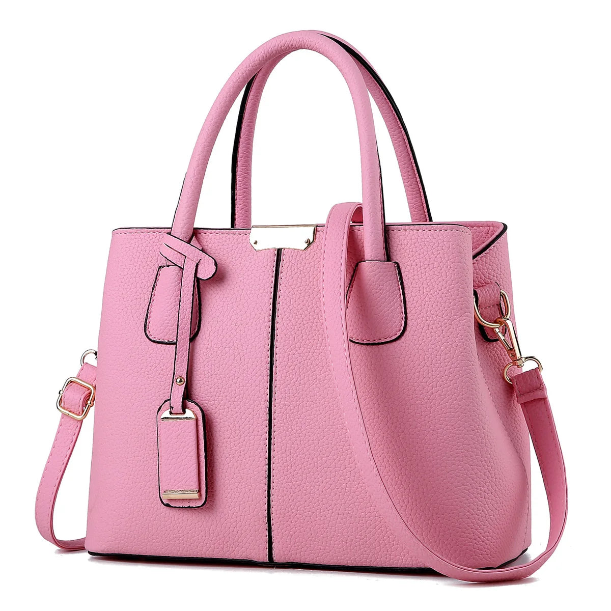 Sac à main en cuir de couleur unie pour femmes, sacoche élégante de grande capacité, nouveaux sacs à main pour femmes, sac à bandoulière quotidien, 2023