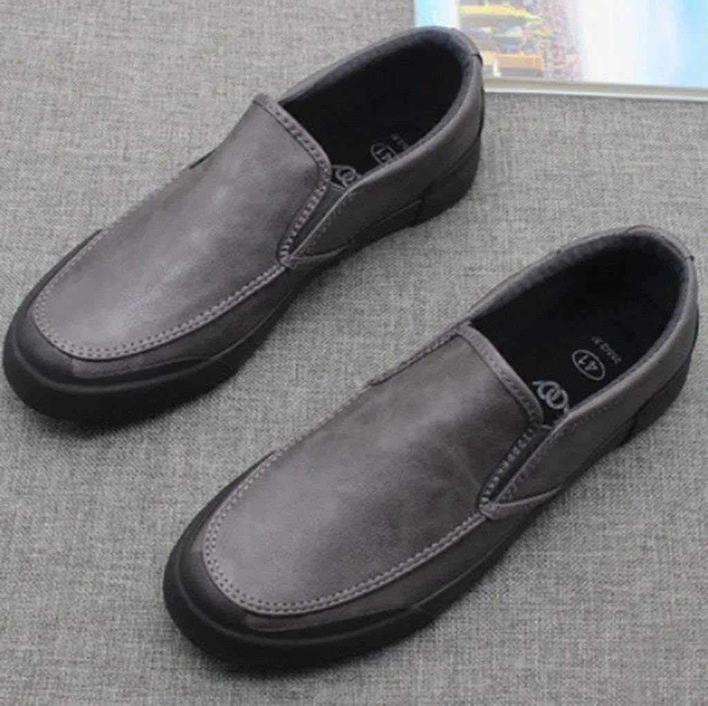 Mode cuir hommes chaussures décontracté plat hommes chaussures imperméable respirant mocassins hommes haute qualité mocassins confortable offre spéciale