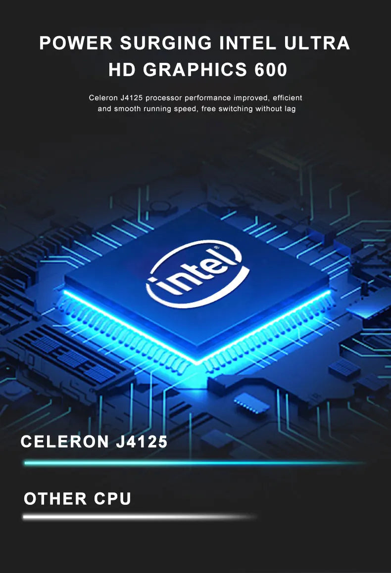 New Slim Laptop 15.6 Inch 12GB RAM 128GB 256GB 512GB 1TB SSD Intel J4125 Computer Laptop With Fingerprint and Backlight Keyboard