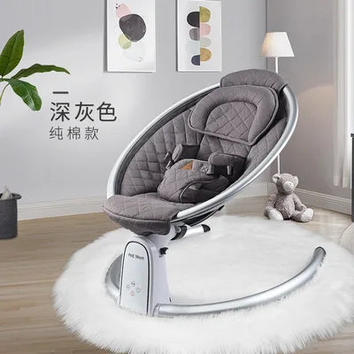 LazyChild-Chaise à bascule électrique pour nouveau-né, berceau de couchage réglable, lit réconfortant pour bébé de 0 à 2 ans, 2023