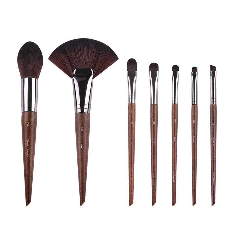 MyDestiny MUF Makeup Brush Set & Kit Foundation Blusher Eyeshadow Highlight Powder Eyebrow Brushes for Professional Artist