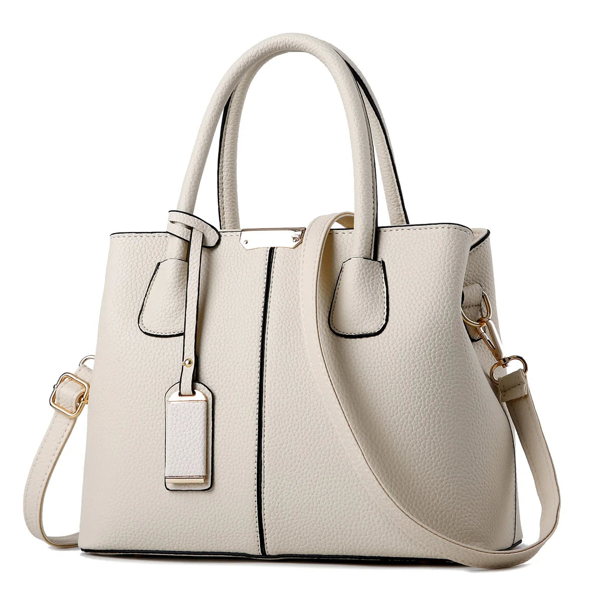 Sac à main en cuir de couleur unie pour femmes, sacoche élégante de grande capacité, nouveaux sacs à main pour femmes, sac à bandoulière quotidien, 2023
