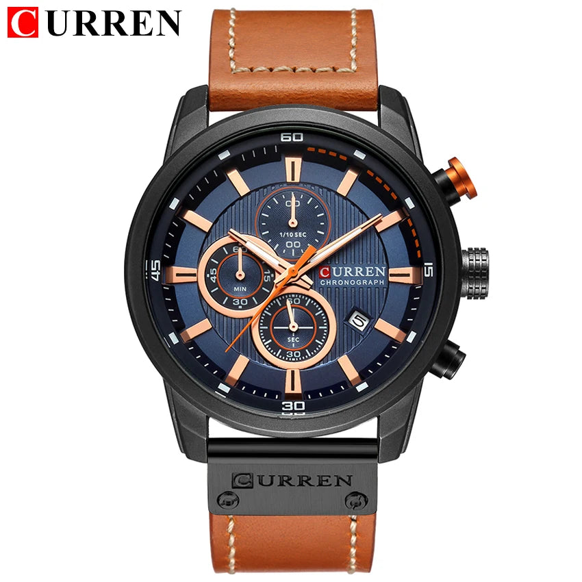 Istro REN-Montre de sport à quartz pour homme, chronographe, marque de luxe