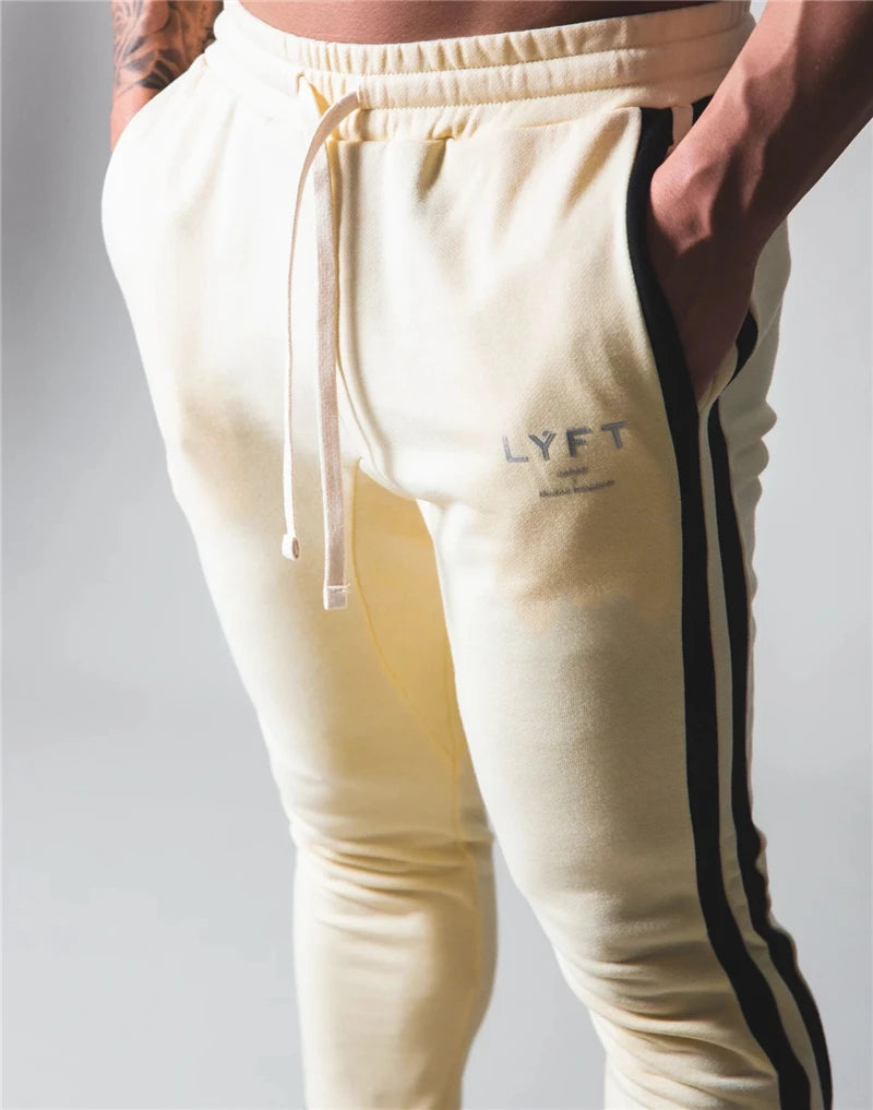 Viser de survêtement de course en coton pour hommes, joggeurs de musculation, pantalons de sport skinny, jogging de gym, fitness, fjMale, Sportedly